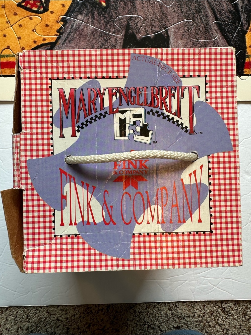 Mary Engelbreit Toy Box Big Fat Puzzle 25 Piece Scotty 1997 20"x20" Complete PCS - Picture 3 of 8